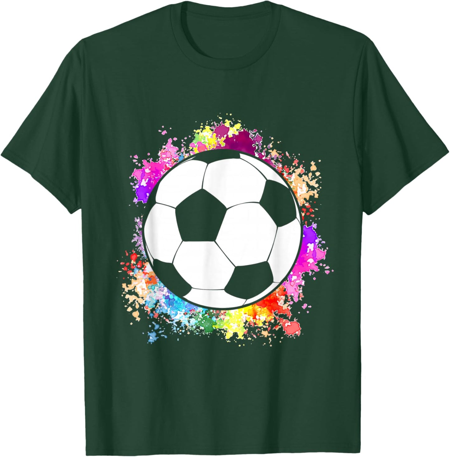 Soccer Girl Gift Shoes Cleats Kick Fußball Daughter Women T-Shirt - T-Shirt | Forest