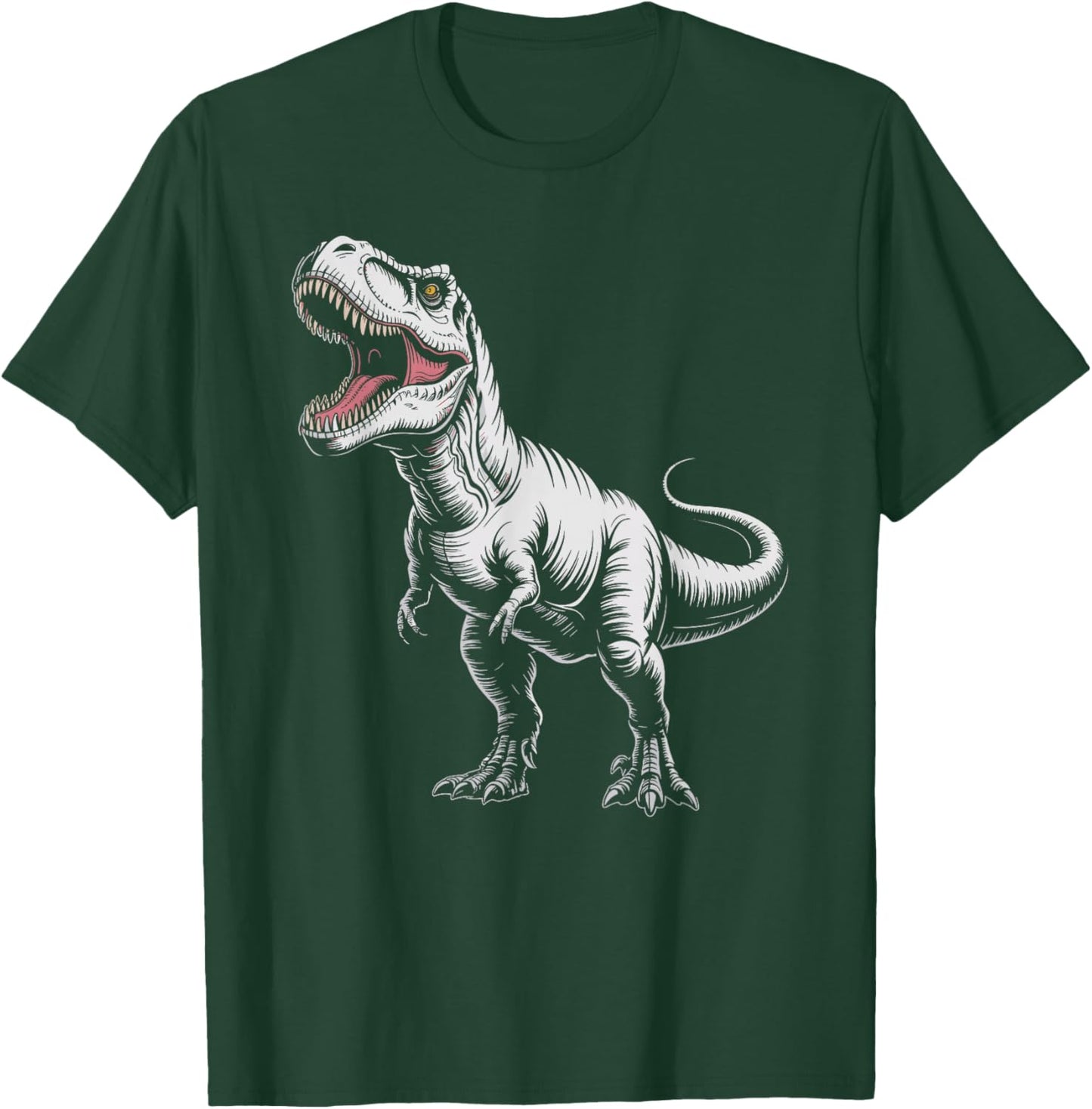 T-Rex Skeleton Dino Bones Paleontology Dinosaur Kids T-Shirt - T-Shirt | Forest
