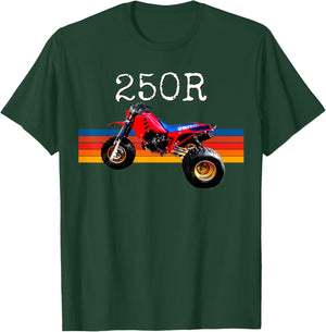 1985 Vintage Retro Three Wheeler ATV ATC 250R T-Shirt - T-Shirt | Forest