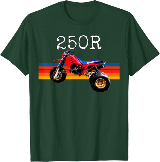 1985 Vintage Retro Three Wheeler ATV ATC 250R T-Shirt - T-Shirt | Forest