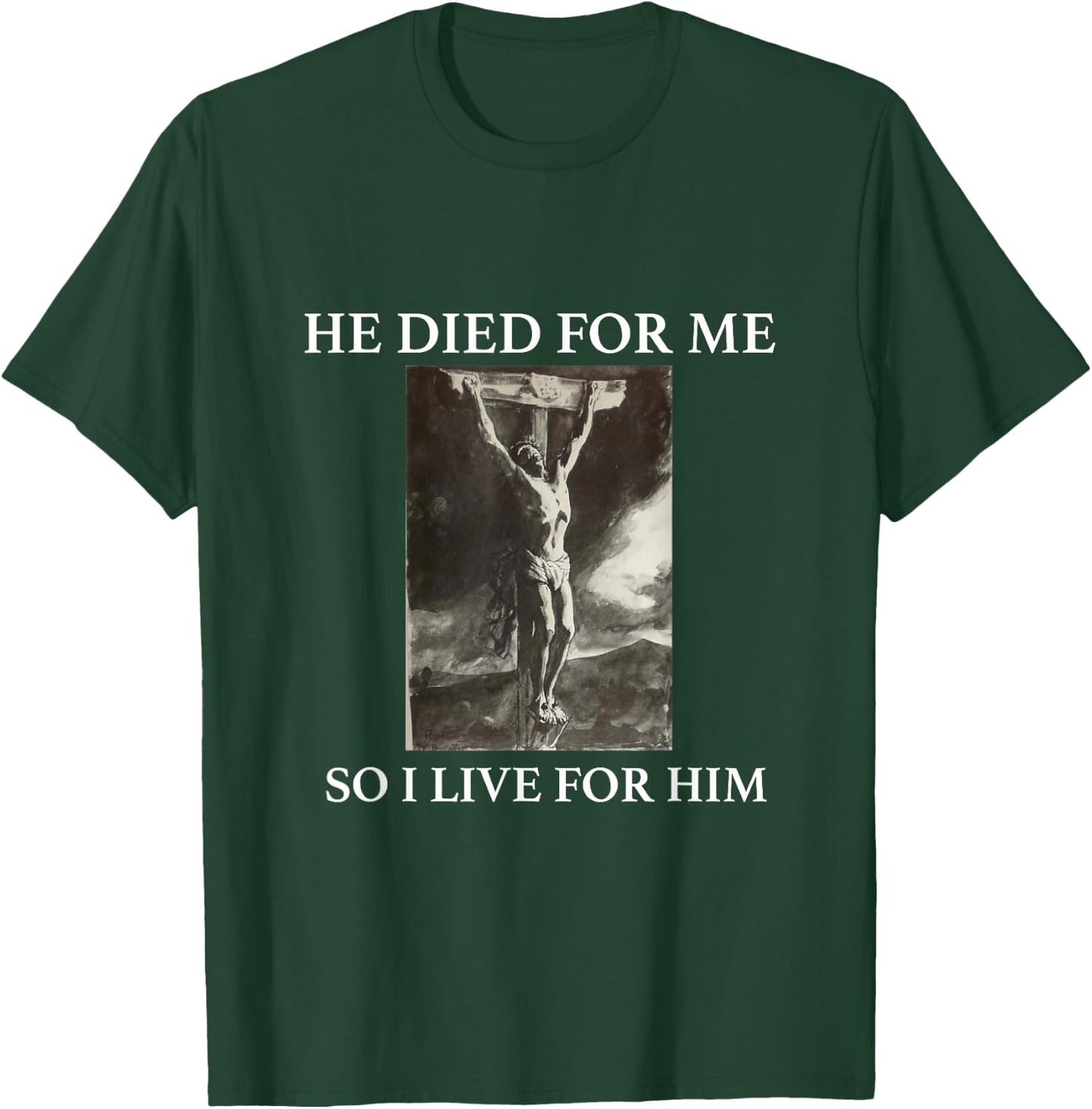 Christian Gospel and Bible Saying for Our Lord Jesus T-Shirt - T-Shirt | Forest