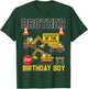 Brother of the Birthday Boy Construction Worker Bday Party T-Shirt - T-Shirt | Forest