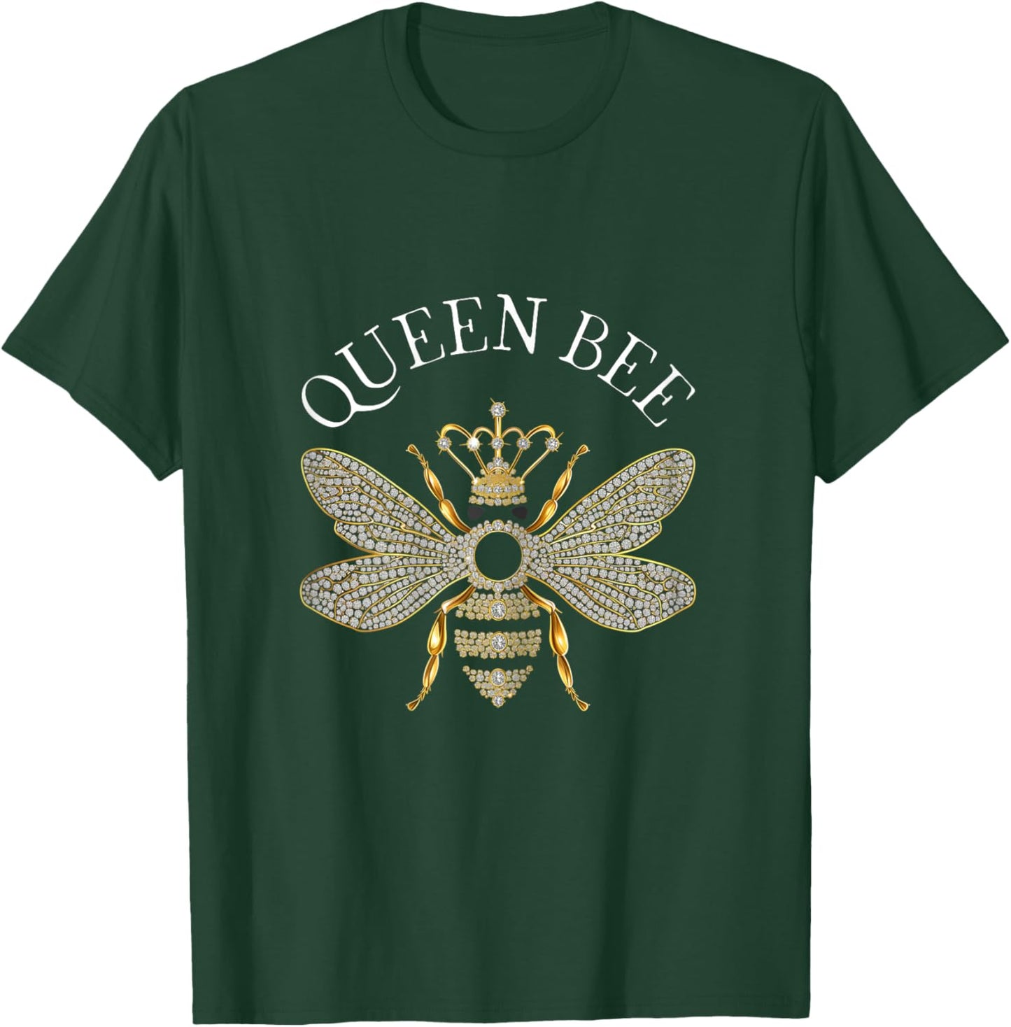 Queen Bee Jewelry Jewels Cute Beekeeping Beekeeper T-Shirt - T-Shirt | Forest