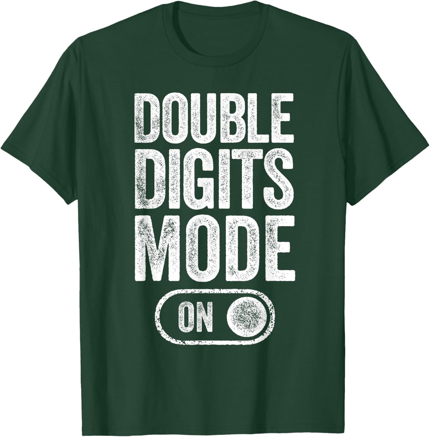 Double Digits Mode On 10Th Birthday Gifts Bday 10 Years Old T-Shirt - T-Shirt | Forest