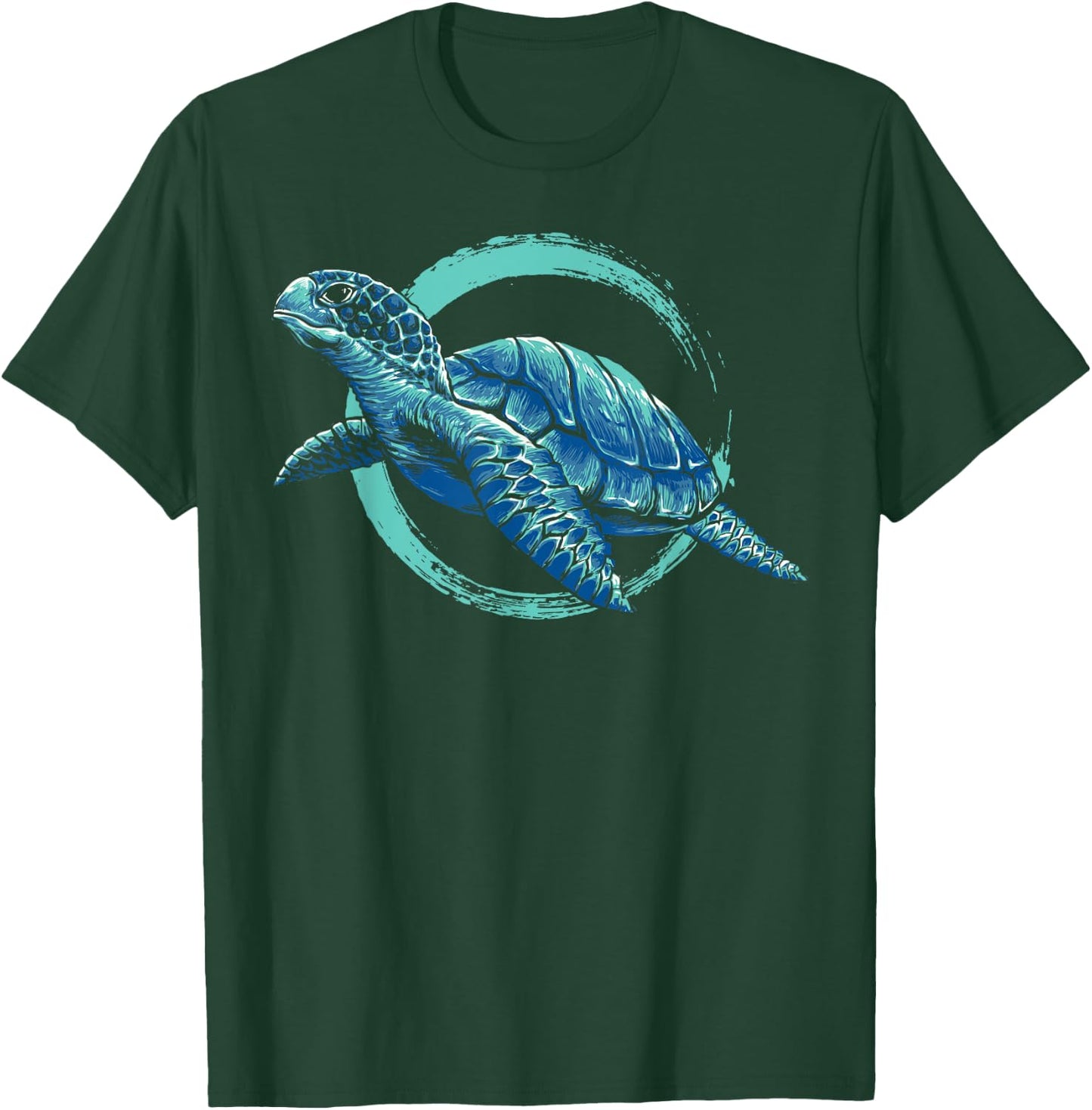 Cute Sea Animal Lover Ocean Pet Owner Gift Aquarium Turtle T-Shirt - T-Shirt | Forest