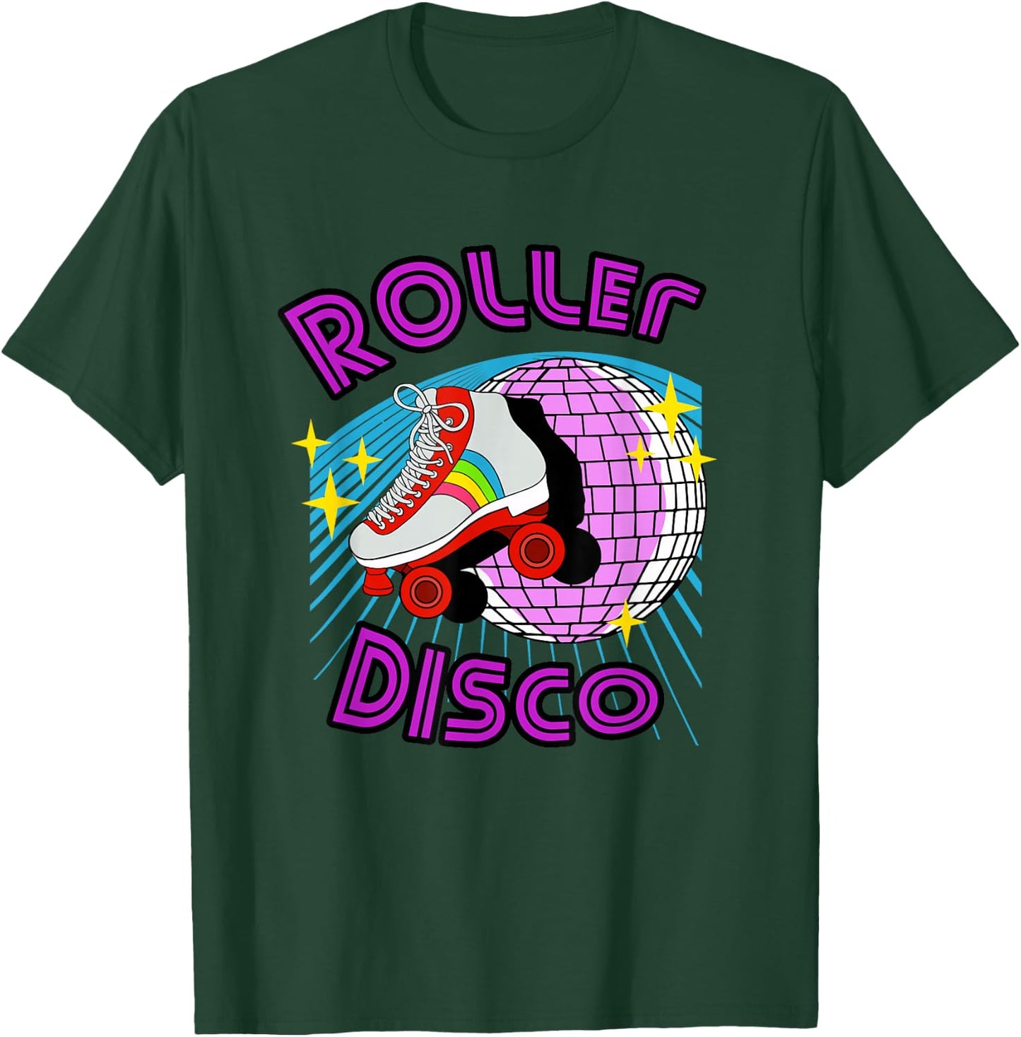 Roller Derby Gift Women Girls Roller Skating Roller T-Shirt - T-Shirt | Forest