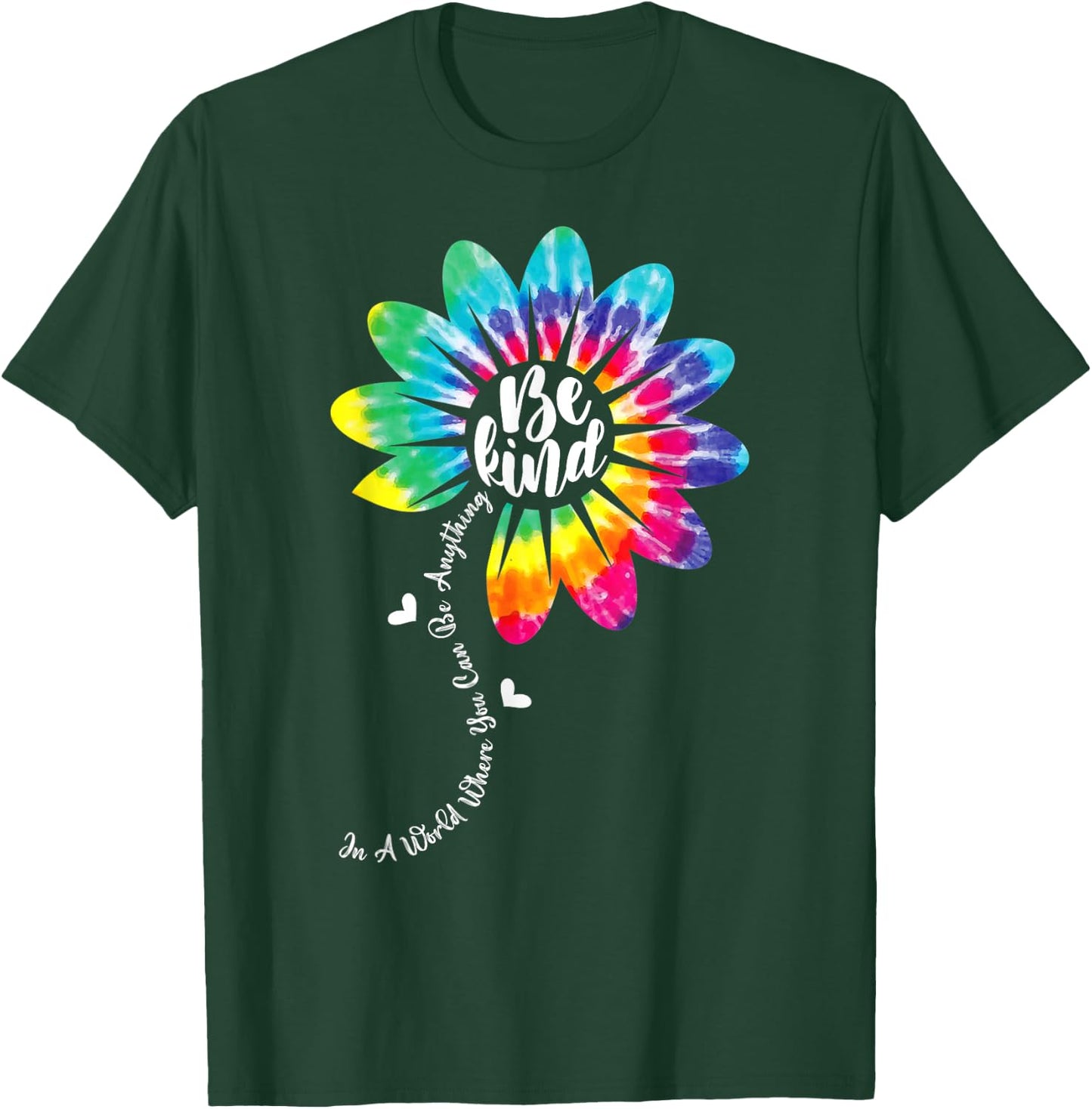 UNITY DAY Orange Anti Bullying Be Kind Kindness Tie Dye T-Shirt - T-Shirt | Forest