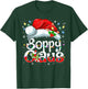 Boppy Claus Christmas Pajama Family Matching Xmas Light T-Shirt - T-Shirt | Forest