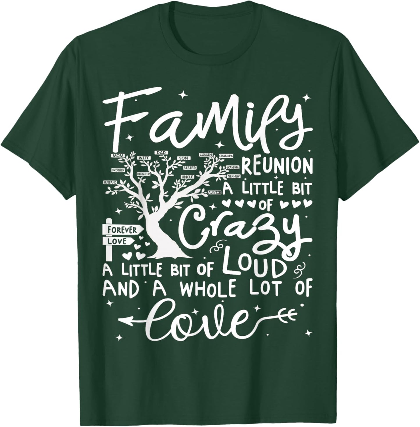 Family Reunion 2025 Shirt Family Matching Reunion Party T-Shirt - T-Shirt | Forest