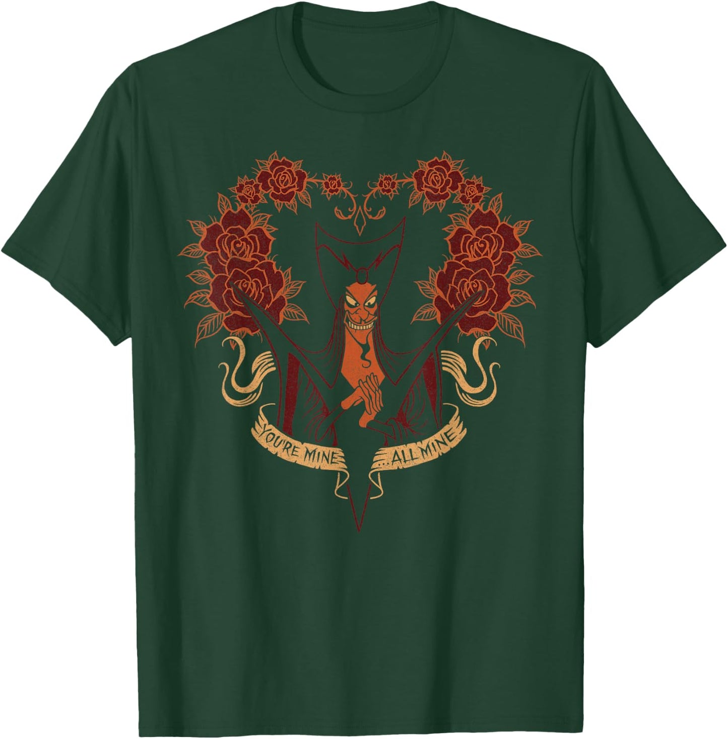 Disney Villains Valentine's Day Jafar You're Mine All Mine T-Shirt - T-Shirt | Forest