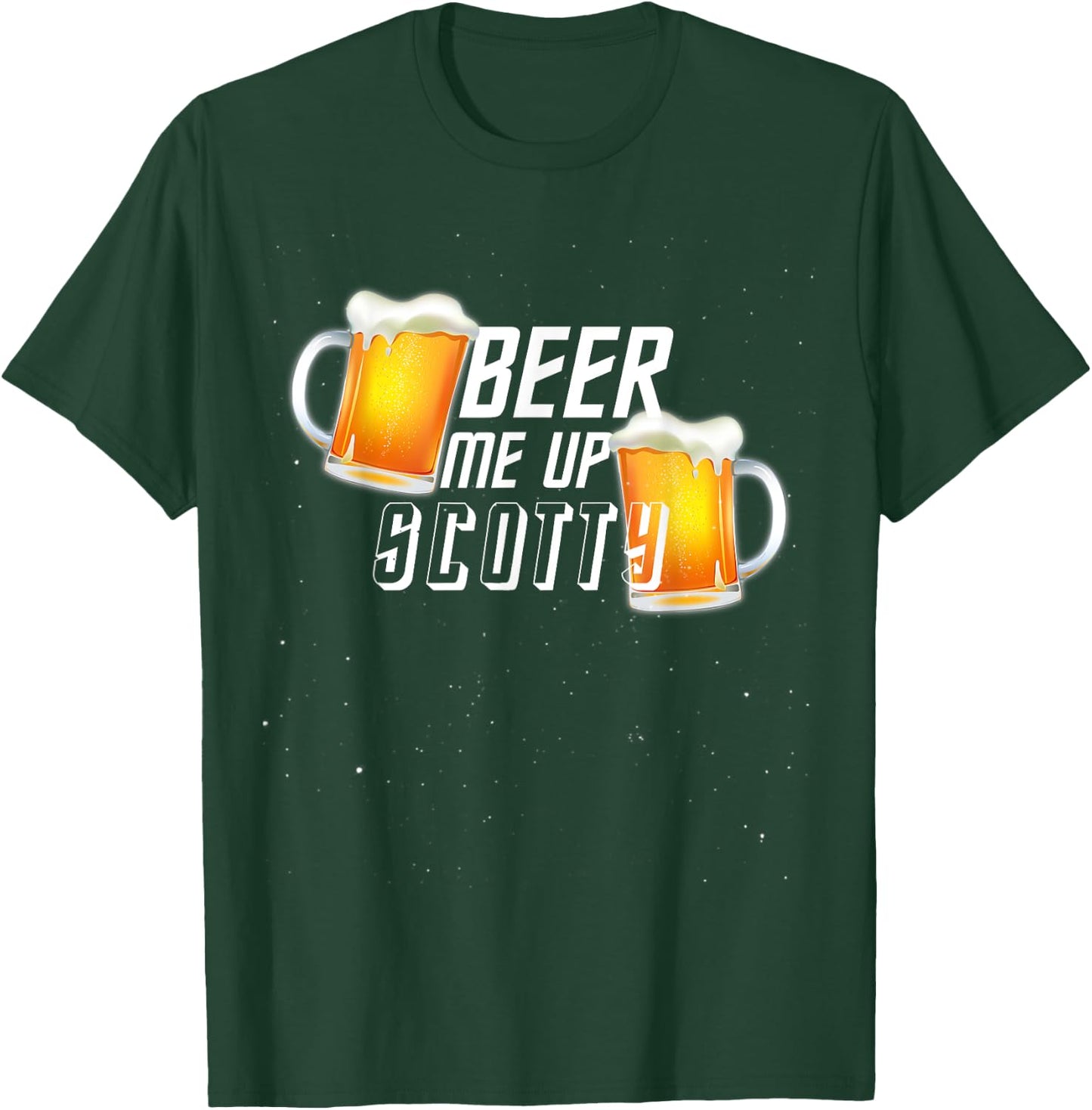 Beer "Beam" Beam Me up Scotty T-Shirt - T-Shirt | Forest
