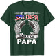 My Favorite Soldier Calls Me Papa - Proud Army Grandpa Gift T-Shirt - T-Shirt | Forest