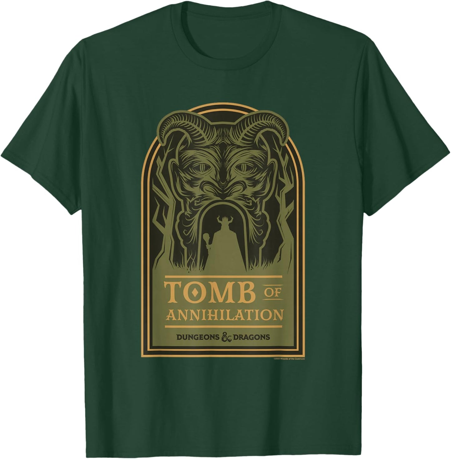 Dungeons & Dragons Tomb Of Annihilation Acererak Cover T-Shirt - T-Shirt | Forest