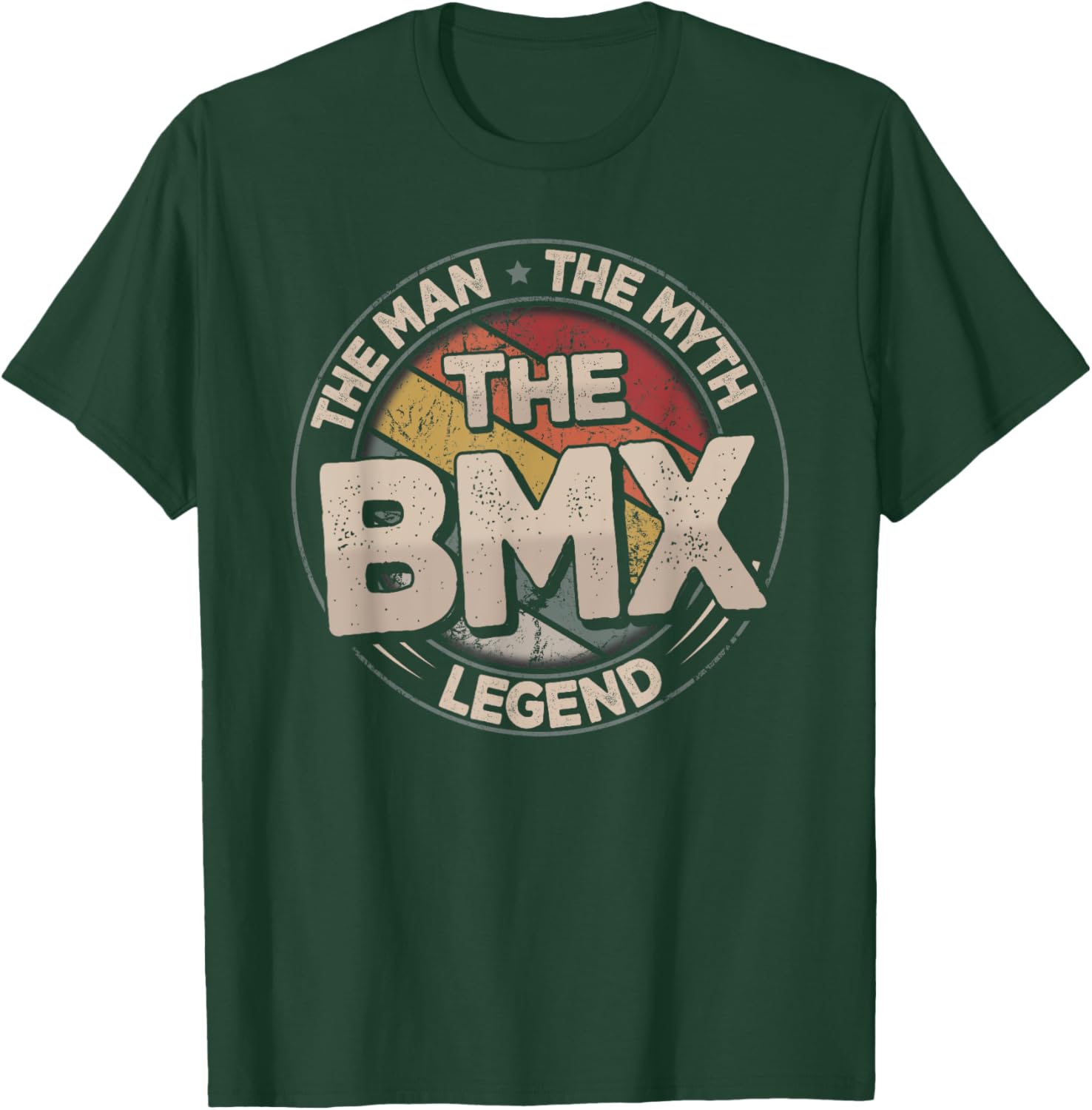 The BMX Legend Retro Bike Men BMX T-Shirt - T-Shirt | Forest