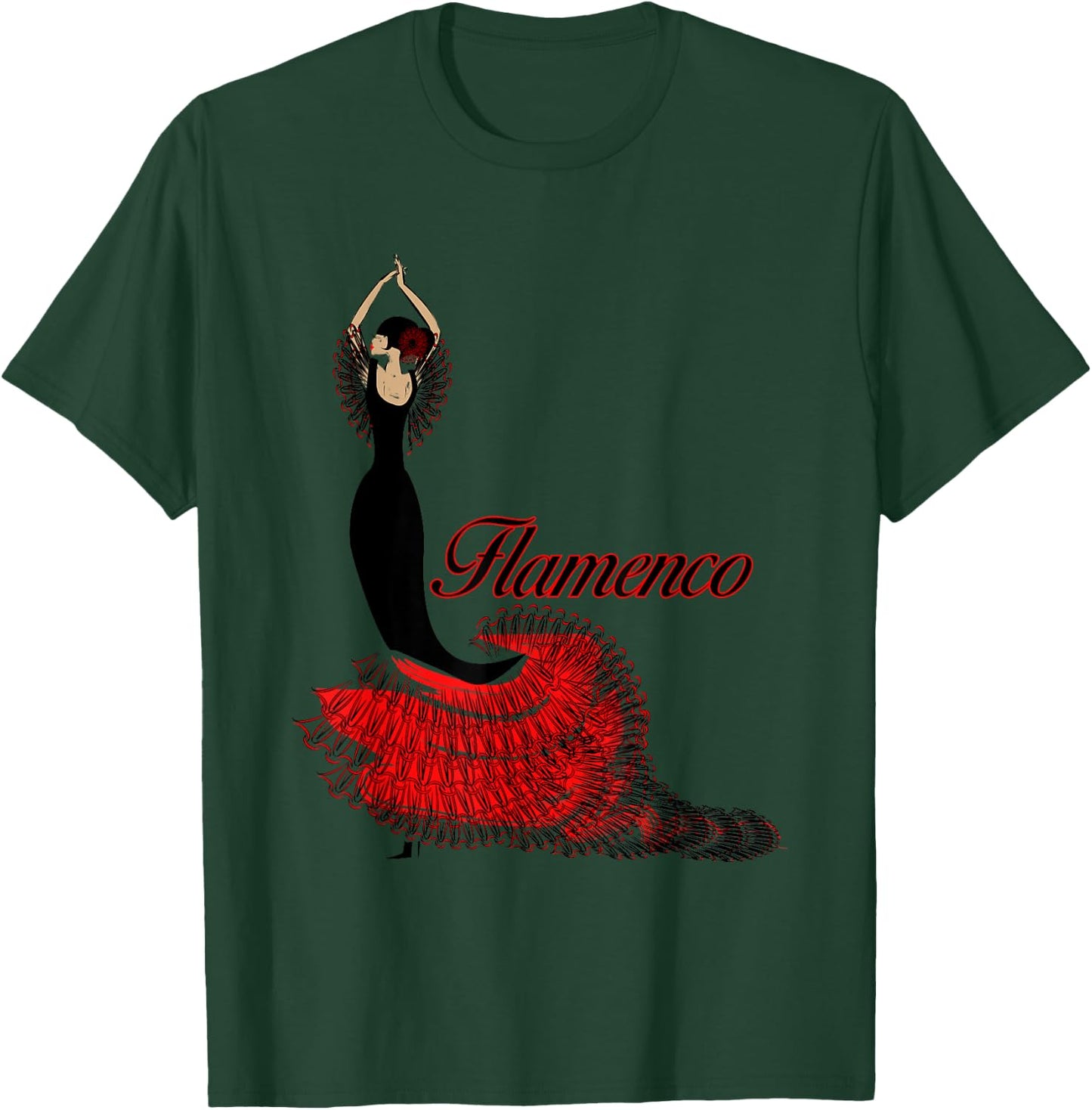 Flamenco dancer 2 - Spain T-Shirt - T-Shirt | Forest
