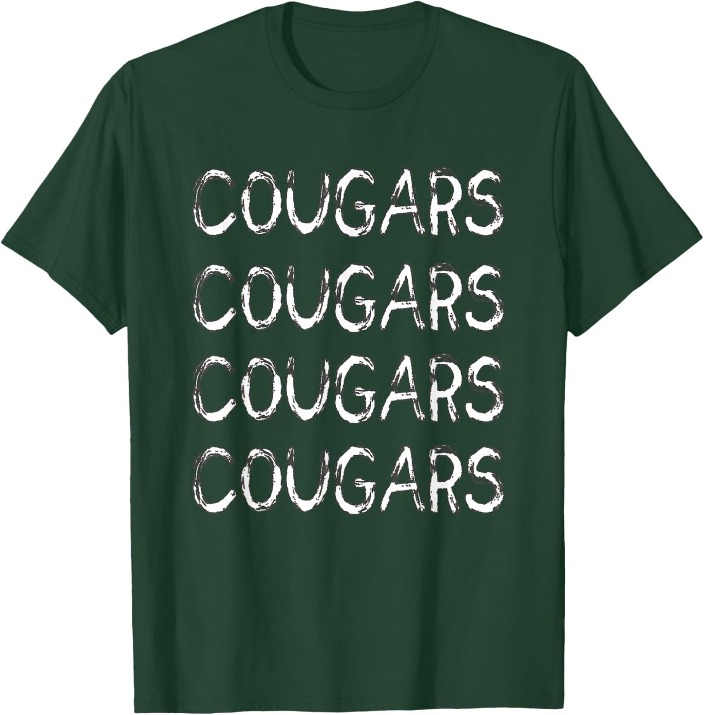 Cougars School Spirit T-Shirt - T-Shirt | Forest