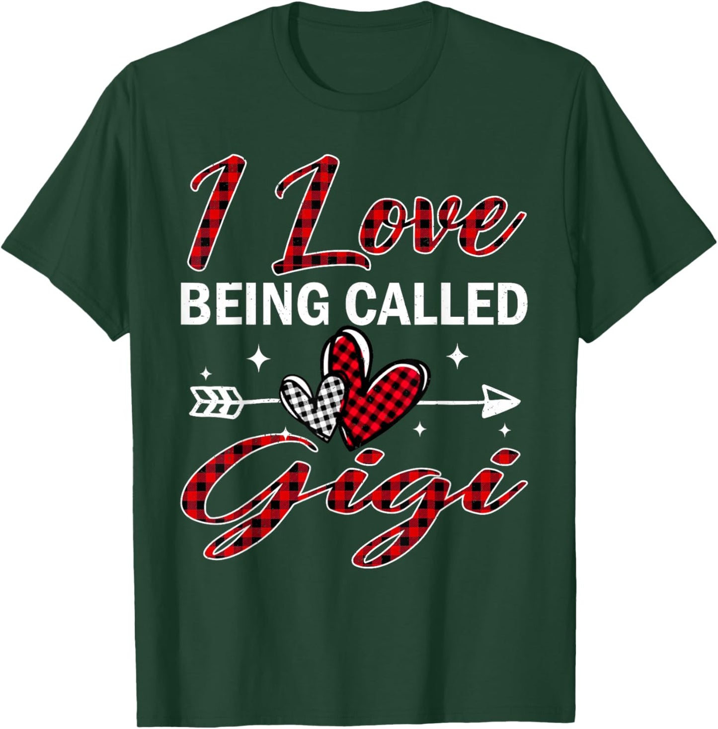 I Love Being Called Gigi Xmas Christmas Family T-Shirt - T-Shirt | Forest