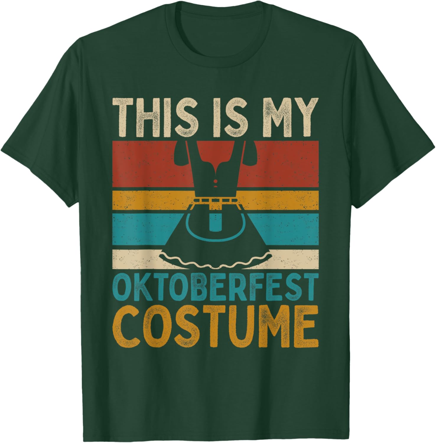 This Is My Oktoberfest Costume Funny German Women Drindl T-Shirt - T-Shirt | Forest