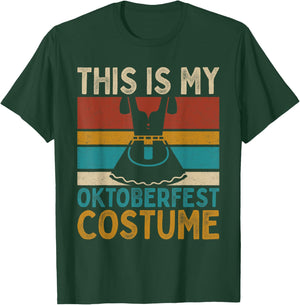 This Is My Oktoberfest Costume Funny German Women Drindl T-Shirt - T-Shirt | Forest