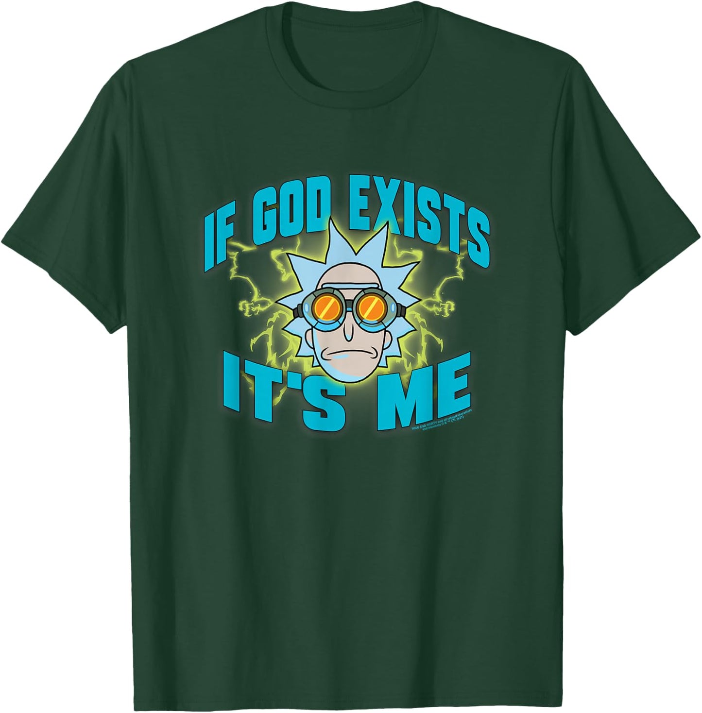 Rick and Morty If God Exists T-Shirt - T-Shirt | Forest