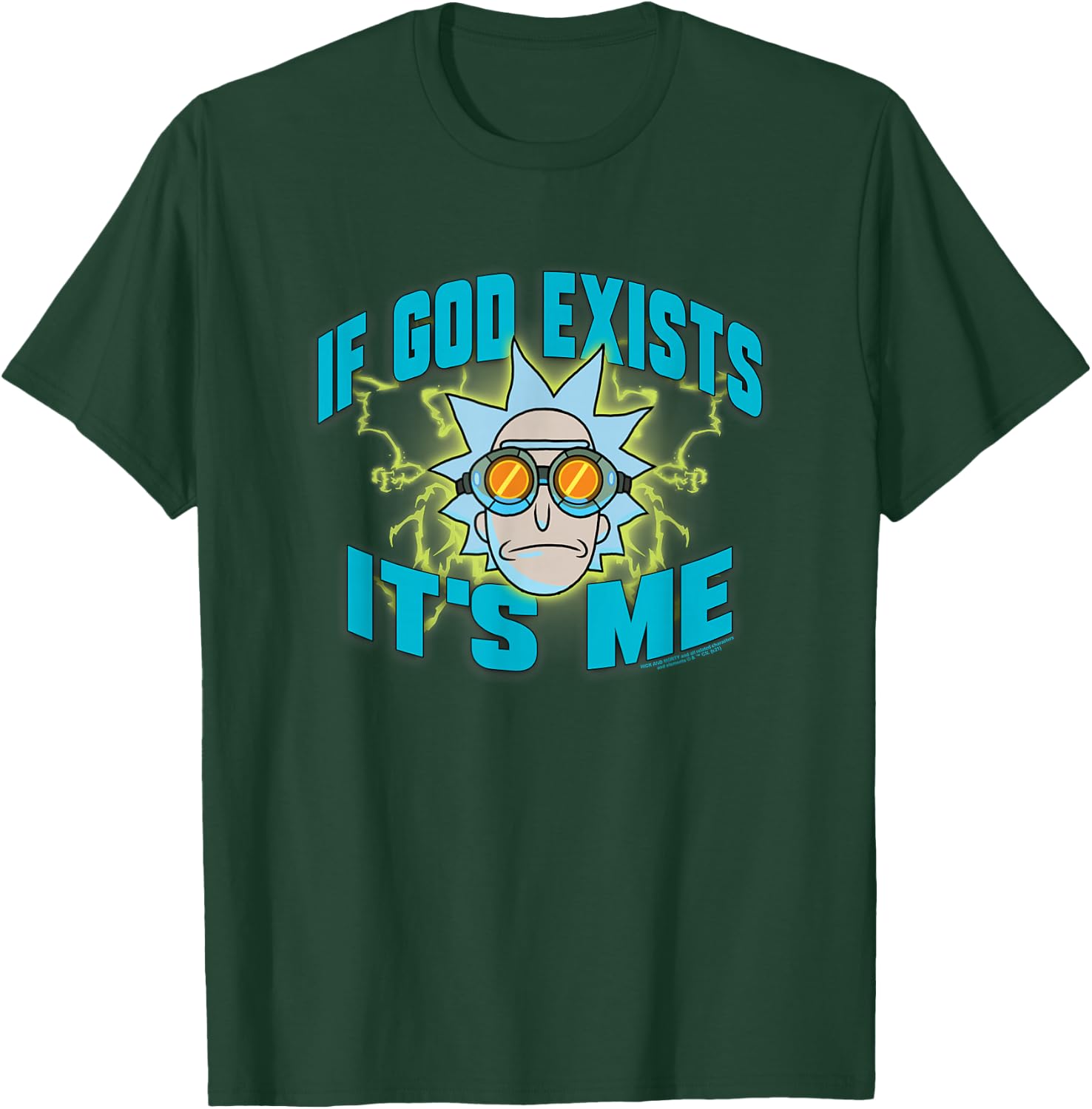 Rick and Morty If God Exists T-Shirt - T-Shirt | Forest