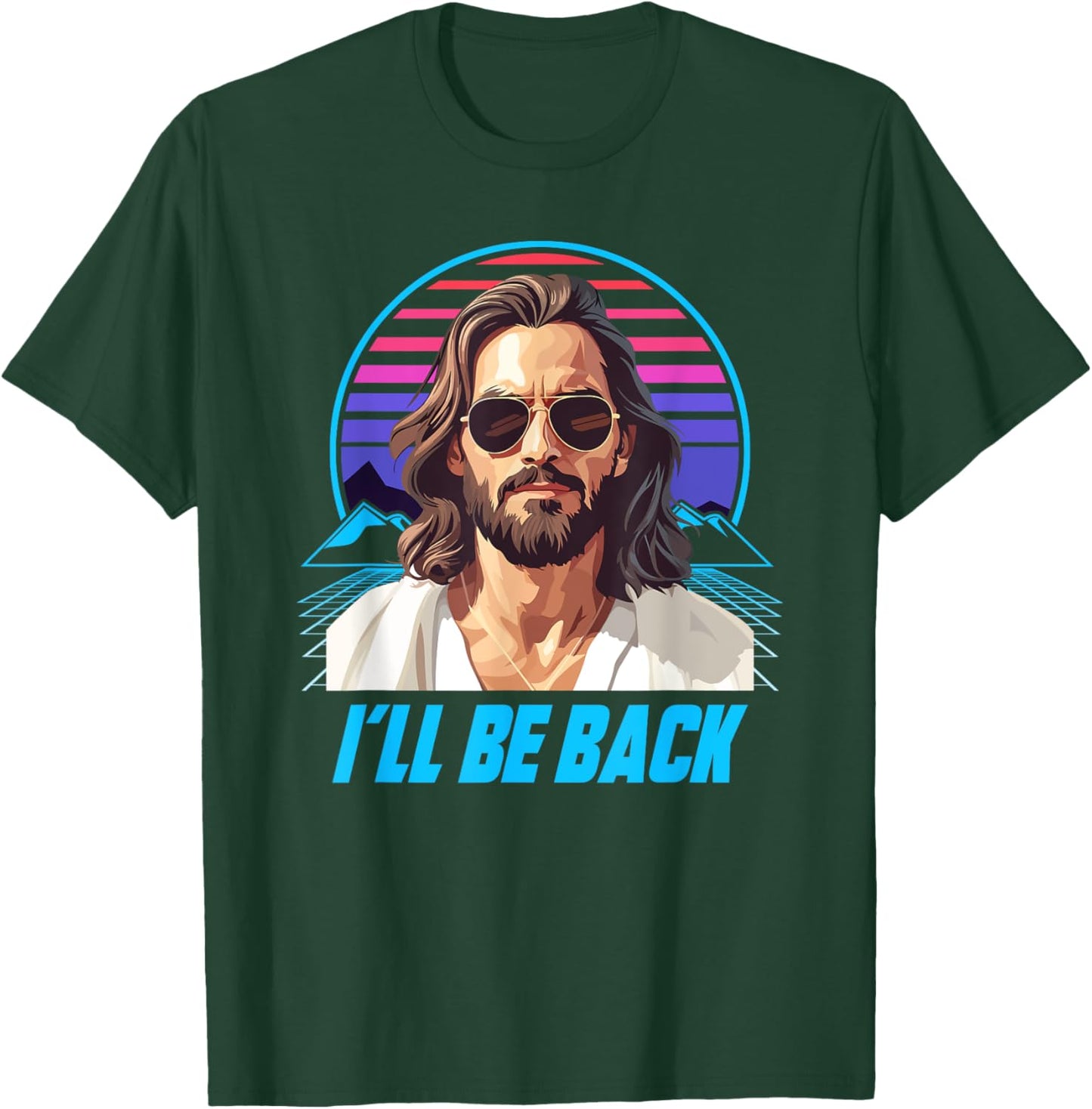 Jesus I´ll Be Back 80s T-Shirt - T-Shirt | Forest