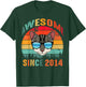 Awesome Since 2014 11th Birthday 11 Yrs Old Cat Lovers T-Shirt - T-Shirt | Forest