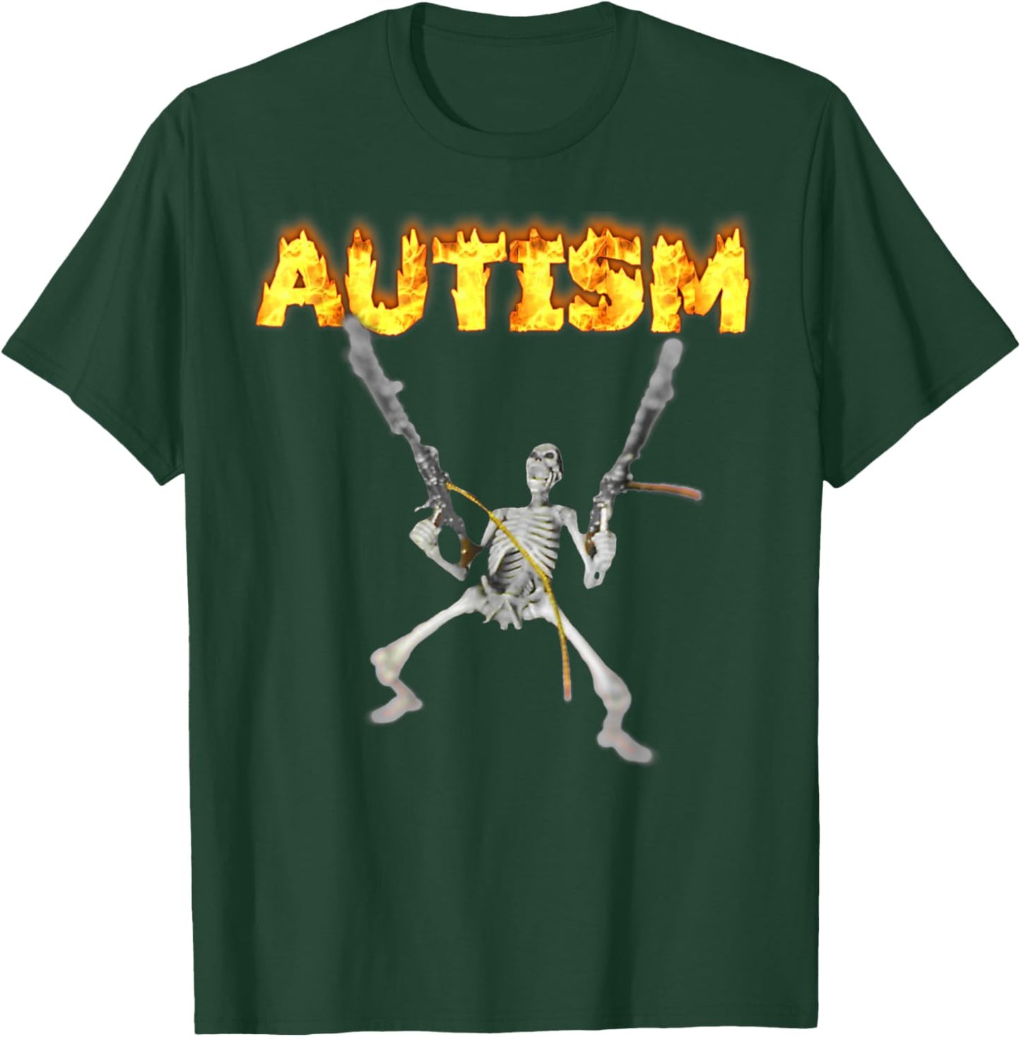Autism Skeleton Meme T-Shirt - T-Shirt | Forest