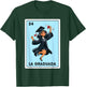 Graduation Latina Educated La Graduada Mexican Bingo Card T-Shirt - T-Shirt | Forest