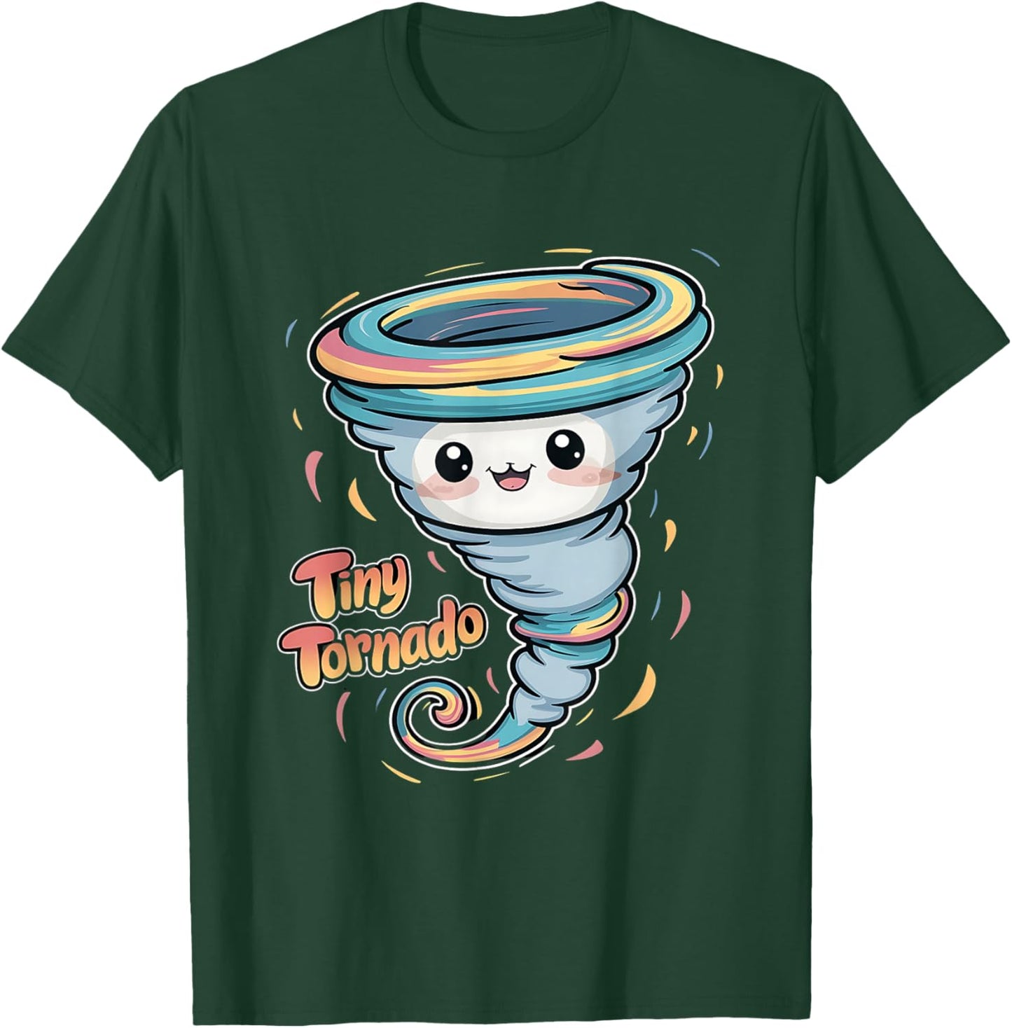 Cute Tiny Tornado for Messy Children And Toddlers Boy Girl T-Shirt - T-Shirt | Forest