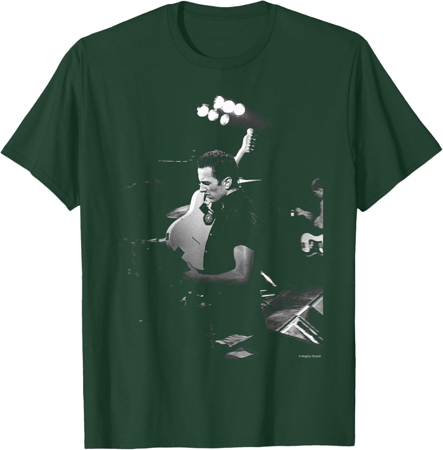 The Clash Joe Strummer at The Palais by Virginia Turbett T-Shirt - T-Shirt | Forest