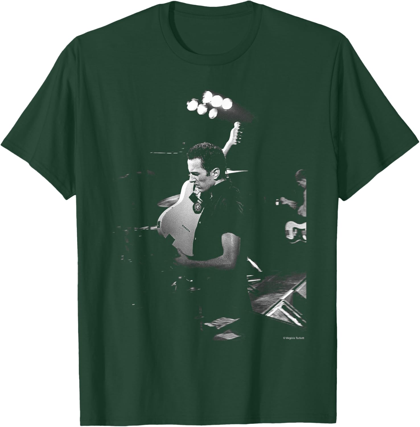 The Clash Joe Strummer at The Palais by Virginia Turbett T-Shirt - T-Shirt | Forest
