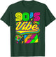 90s Vibe Nineties Retro Vintage Party Dress T-Shirt - T-Shirt | Forest