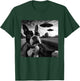 Boston Terrier Funny Graphic Selfie with UFOs Weird Aliens T-Shirt - T-Shirt | Forest