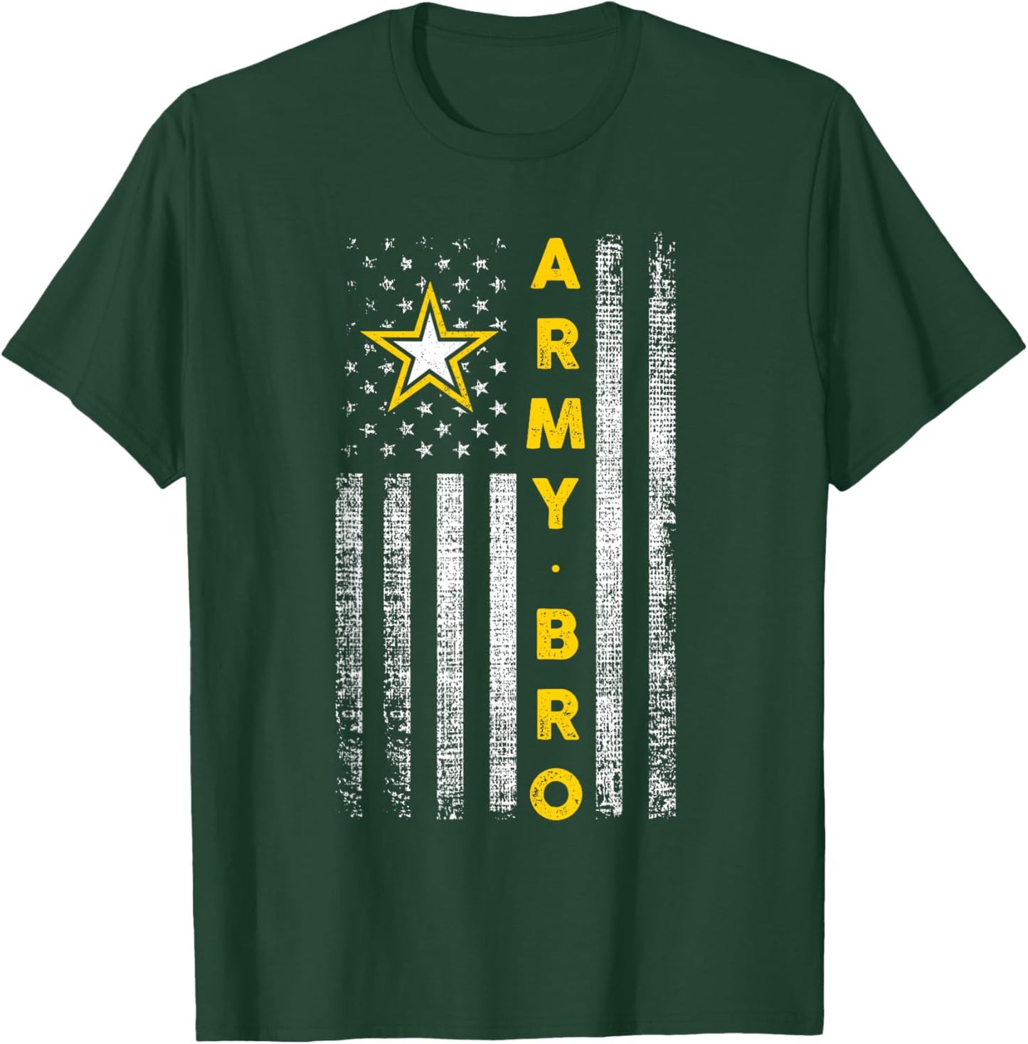Patriotic Army Brother - United States Flag T-Shirt - T-Shirt | Forest