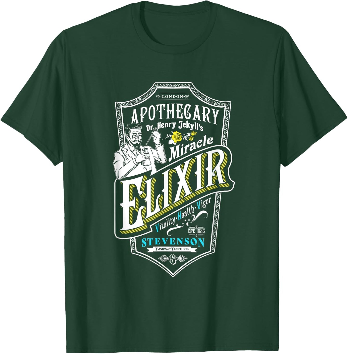 Dr. Jekyll Apothacary Mr Hyde - Jekyll and Hyde Shirt T-Shirt - T-Shirt | Forest