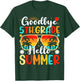Goodbye 5th Grade Hello Summer day of school Fifth Grade T-Shirt - T-Shirt | Forest