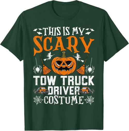 This Is My Scary Tow Truck Towing Driver Costume - Halloween