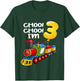 Kids Choo Choo I'm 3 Years Old Locomotive Boys Train 3rd Birthday T-Shirt - T-Shirt | Forest