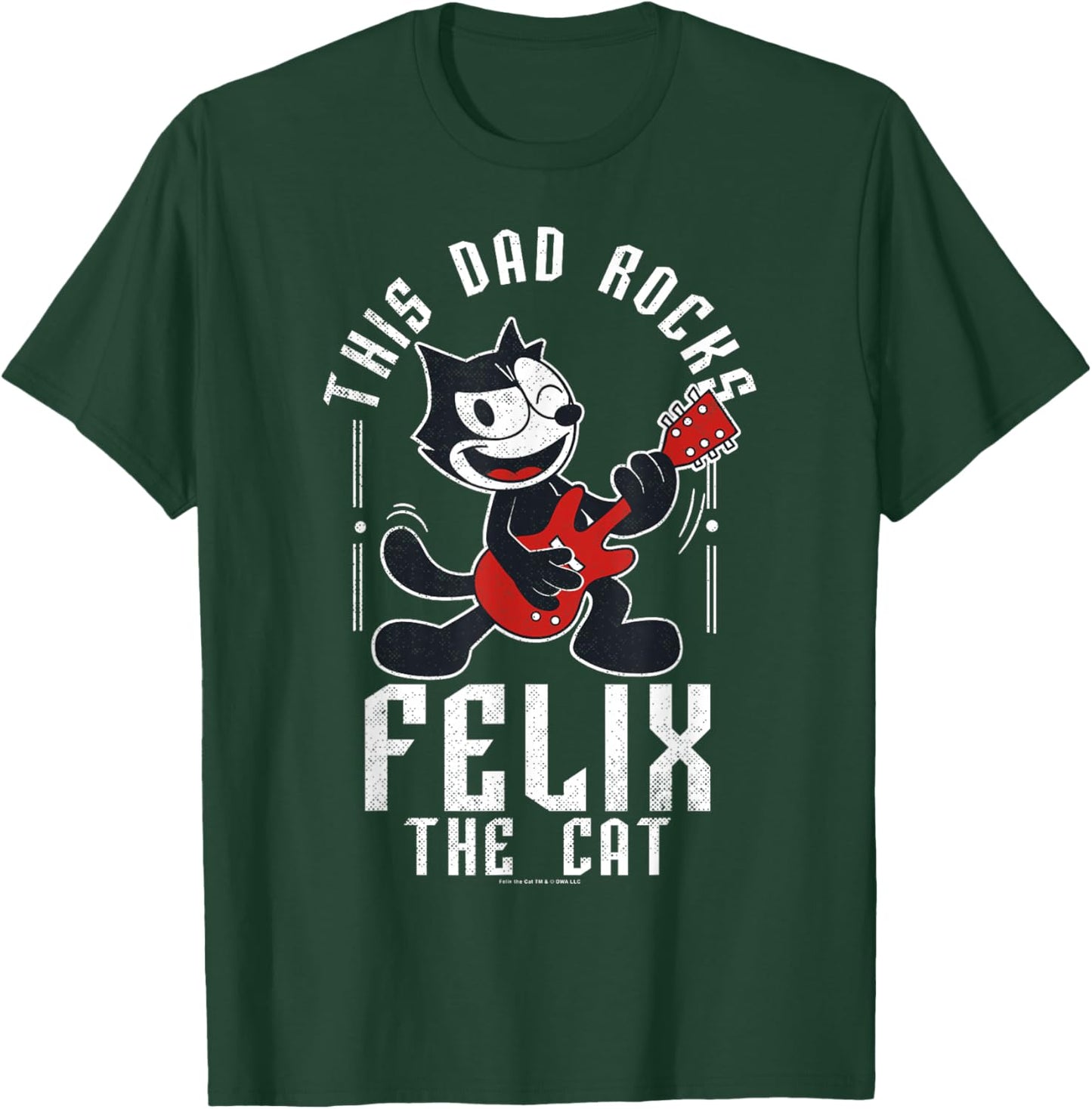 Felix the Cat Father's Day This Dad Rocks Poster T-Shirt - T-Shirt | Forest