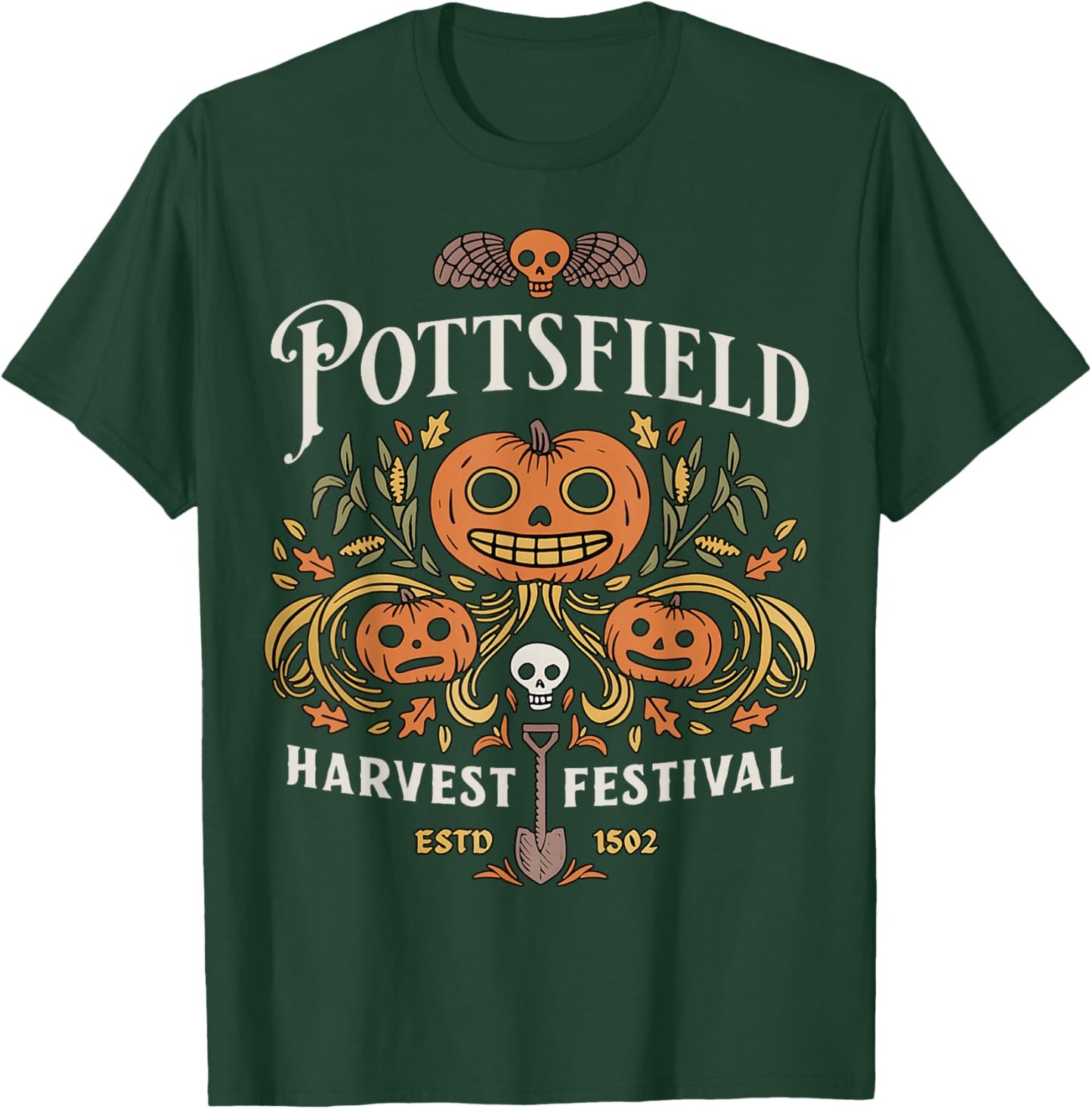 Pottsfield Harvest Festival T-Shirt - T-Shirt | Forest