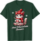 Funny Cat Hot Choco Season Merry Christmas Mom Dad Kids T-Shirt - T-Shirt | Forest