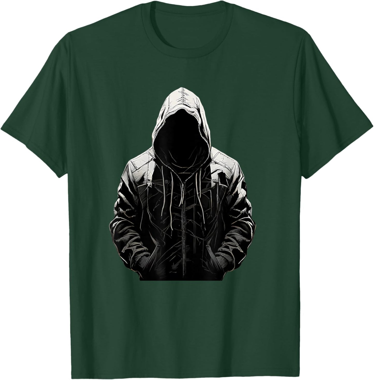 Hip Hop Rapper Graphic Black T Shirt Streetwear Men T-Shirt - T-Shirt | Forest