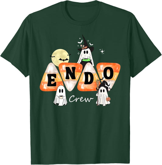 Endo Crew Endoscopy Nurse GI Colonoscopy Colon Halloween T-Shirt - T-Shirt | Forest