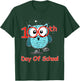 Cute Owl 100th Day Of School 100 Days Smarter T-Shirt - T-Shirt | Forest