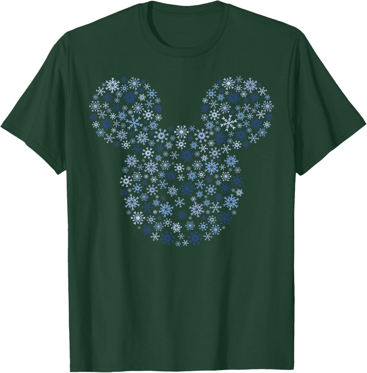 Disney Mickey Mouse Snowflake Fill T-Shirt - T-Shirt | Forest