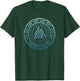 Valknut, Odin, Viking Symbol, Pagan Nordic Germanic T-Shirt - T-Shirt | Forest