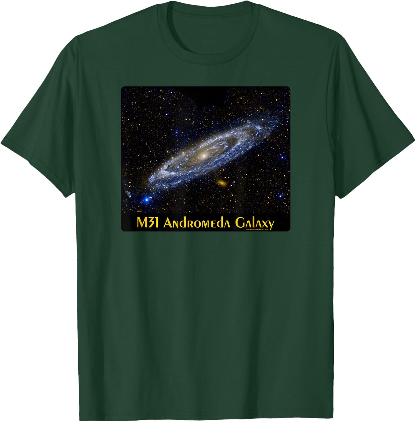 M31 The Andromeda Galaxy Astronomy Shirt T-Shirt - T-Shirt | Forest