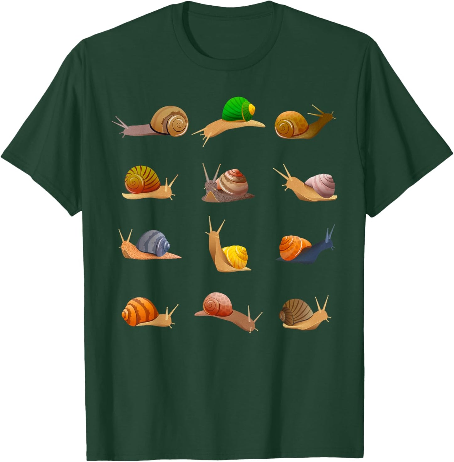 Cool Snail Design Women Insect Animal Snail Lover T-Shirt - T-Shirt | Forest