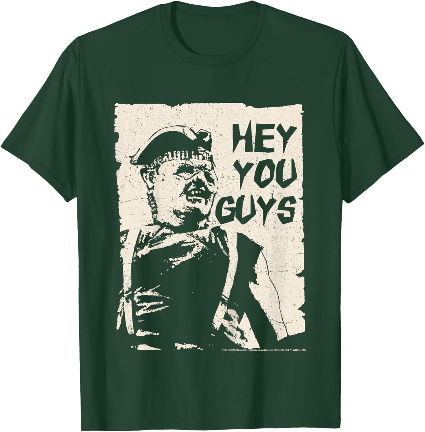 Kids The Goonies Sloth Hey You Guys Cut Out Portrait T-Shirt - T-Shirt | Forest